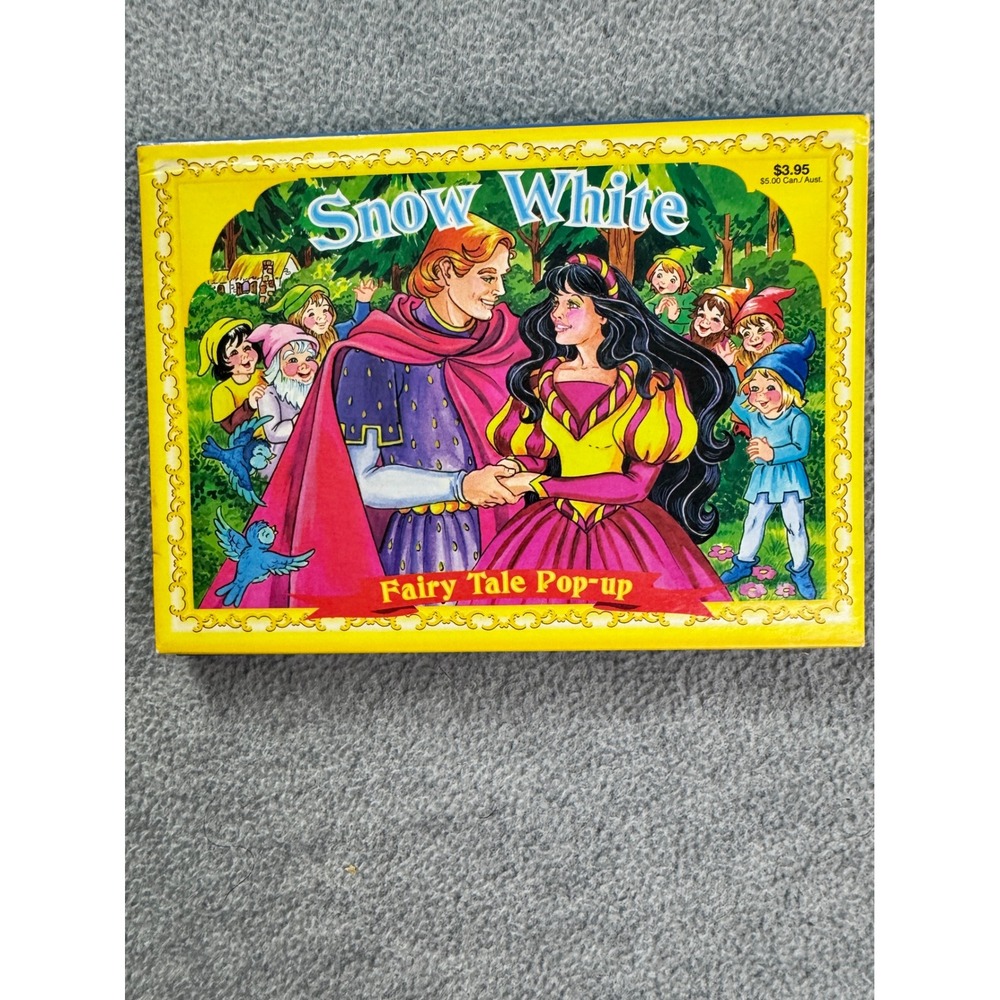 Snow White Fairy Tale Pop-up Book Playmore Waldman Publishing Vintage 0866115528